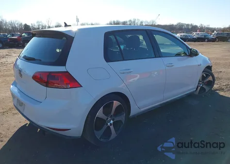 2015 Volkswagen Golf Gti 2.0T Autobahn 4-Door z USA, uszkodzony, nr VIN 3VW5T7AU0FM050388